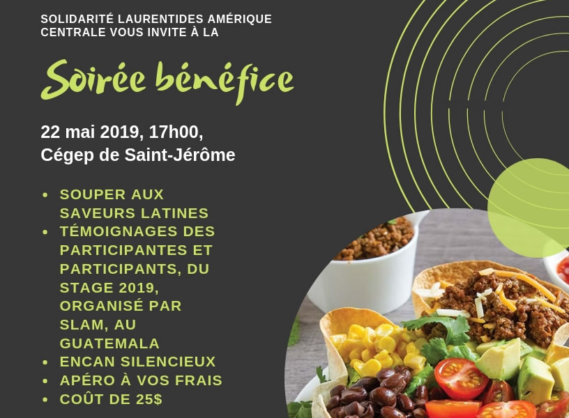 Affiche - Soirée bénéfice 2019